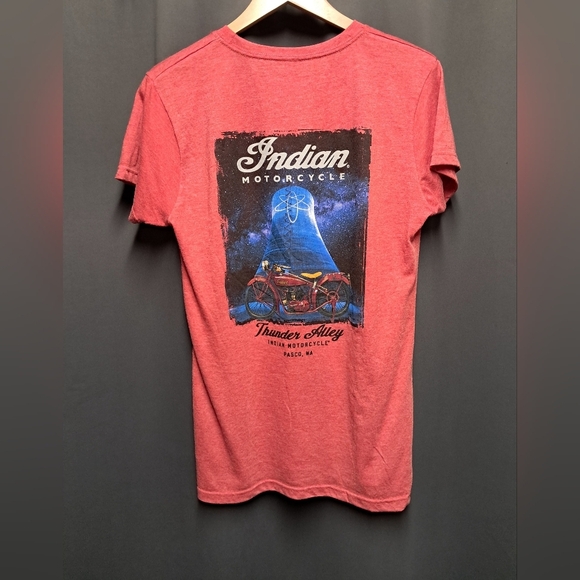 Indian Motorcycle Tops - Indian Motorcycle Cotton Blend Tee Shirt Size XL